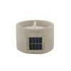Fuego Vela Led Solar Gris Claro