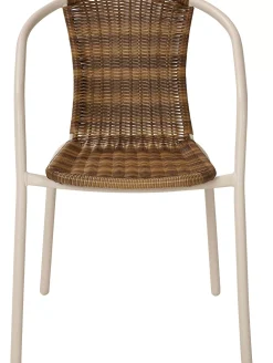 Gerona Silla Apilable Arena + Natural