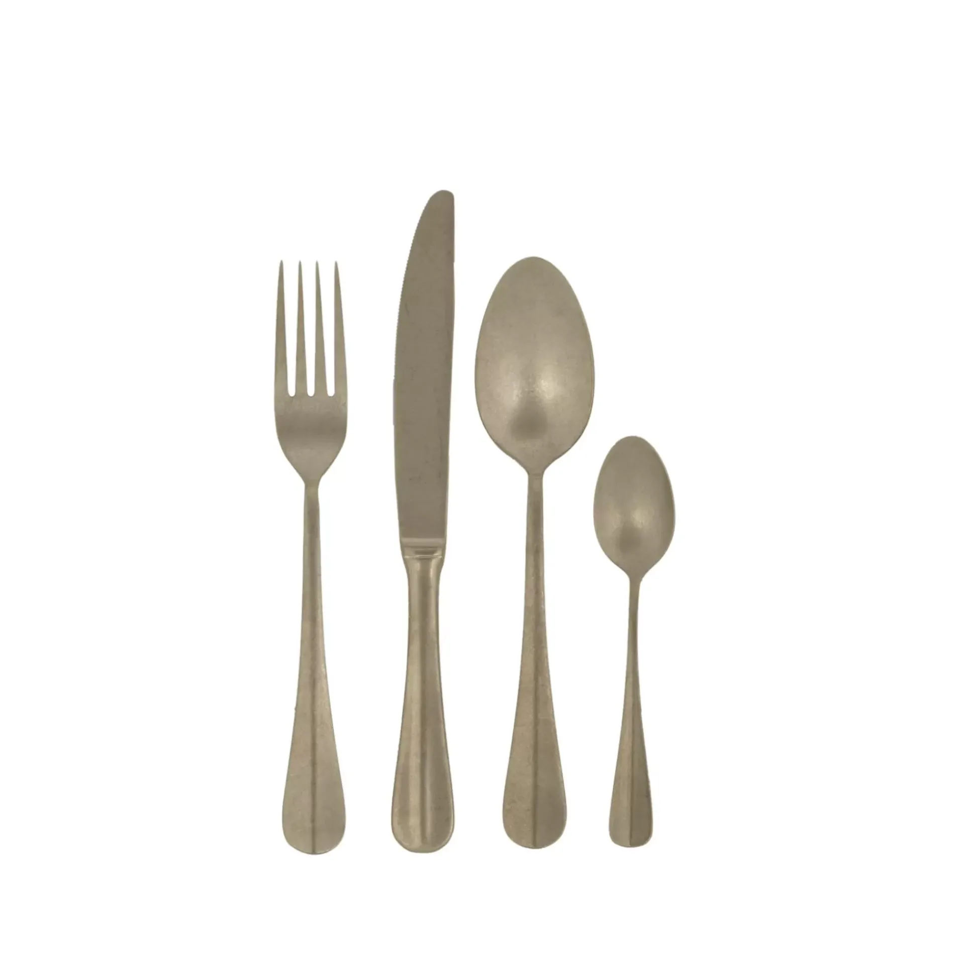 Grace Vintage Cubierto De 16 Piezas Gris