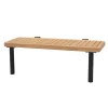 Hanna Lounge Mesa Auxiliar Negro, Natural