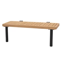 Hanna Lounge Mesa Auxiliar Negro, Natural