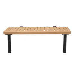 Hanna Lounge Mesa Auxiliar Negro, Natural