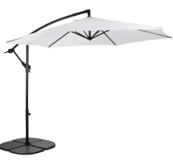 Hawai Parasol Colgante Sin Pie Blanco