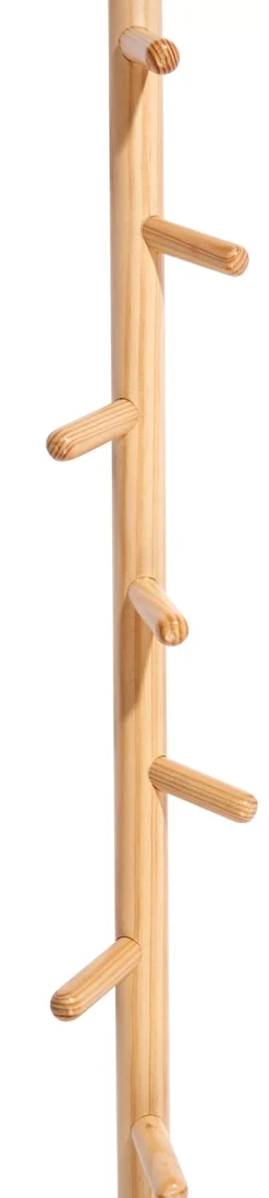 Holda Perchero De Pared 7 Ganchos Natural