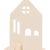 Home Soporte Para Vela Pequena Blanco, Natural
