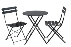 Imperial Conjunto Bistro Redondo Negro