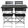 Imperial Conjunto Bistro Rectangular Negro