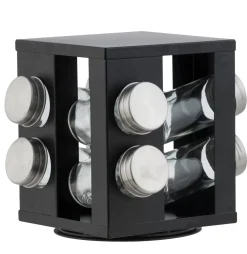 Industria Carrusel De Hierbas 8 Botes Negro