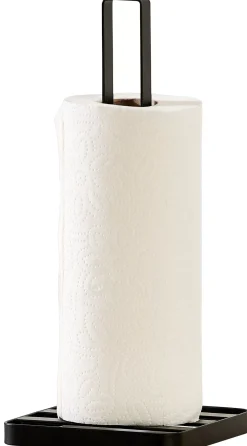 Industria Soporte De Papel De Cocina Negro