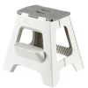 Jasmin Taburete Plegable Deluxe Xl Gris Claro