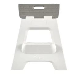 Jasmin Taburete Plegable Deluxe Xl Gris Claro