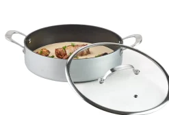 Kastrol Olla Con Tapa Plateado