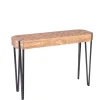 Lanon Consola Negro, Natural