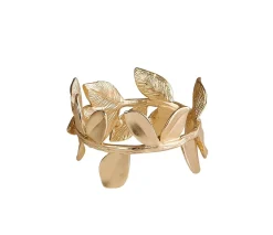 Leafs Anillo/Servilleta Dorado