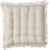 Lia Cojin De Asiento Blanco