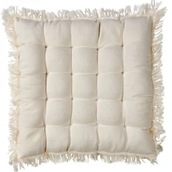 Lia Cojin De Asiento Blanco