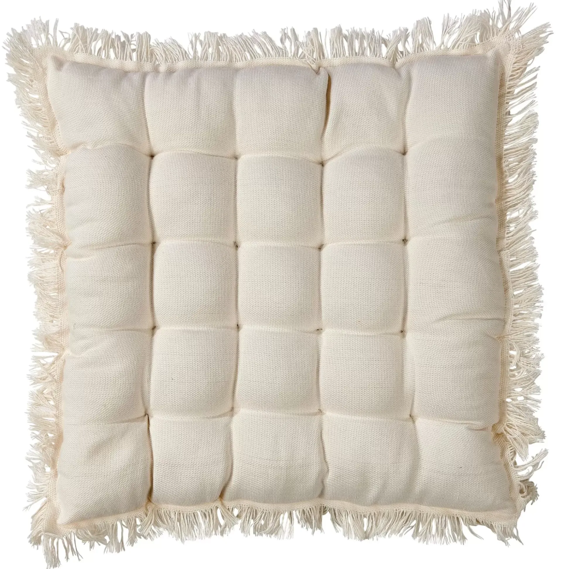 Lia Cojin De Asiento Blanco