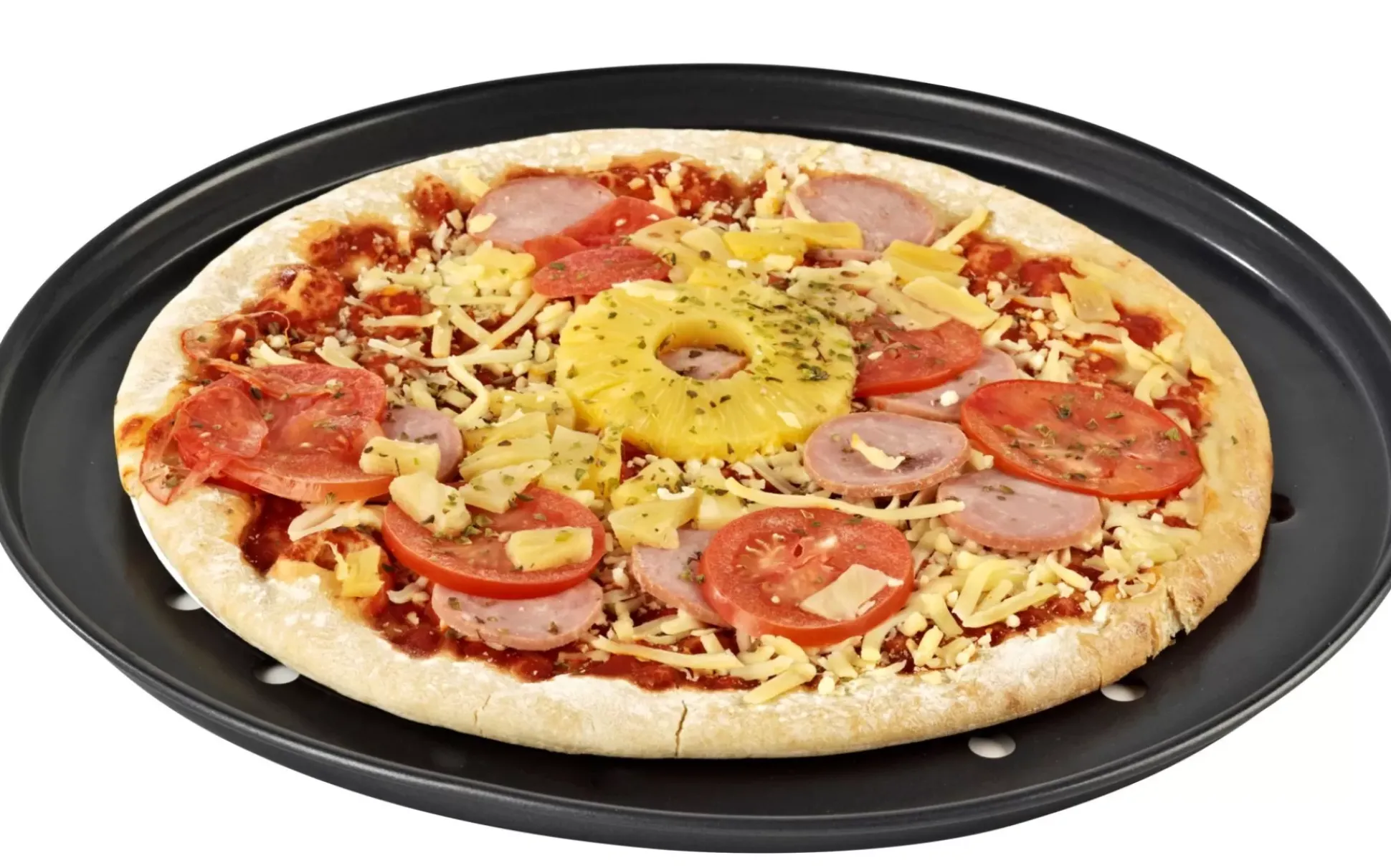 Margaritha Bandeja De Pizza Para El Horno Gris Oscuro