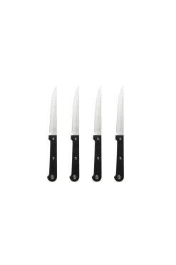 Masterchef Juego De 4 Cuchillos Carne Negro