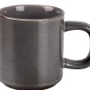 Mineral Graphite Taza Con Asa Gris