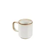 Mineral Marble Taza Con Asa Blanco
