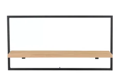 Mix&Match Estanteria De Pared Negro, Natural