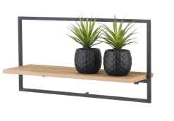 Mix&Match Estanteria De Pared Negro, Natural