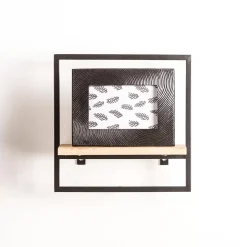 Mix&Match Estanteria De Pared Negro, Natural