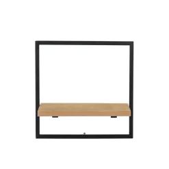Mix&Match Estanteria De Pared Negro, Natural