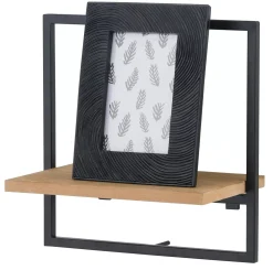 Mix&Match Estanteria De Pared Negro, Natural
