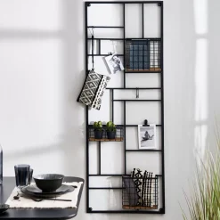 Modular Estanteria De Pared Negro