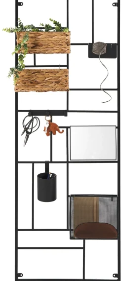 Modular Estanteria De Pared Negro