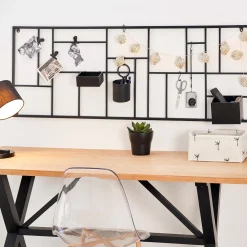 Modular Estanteria De Pared Negro