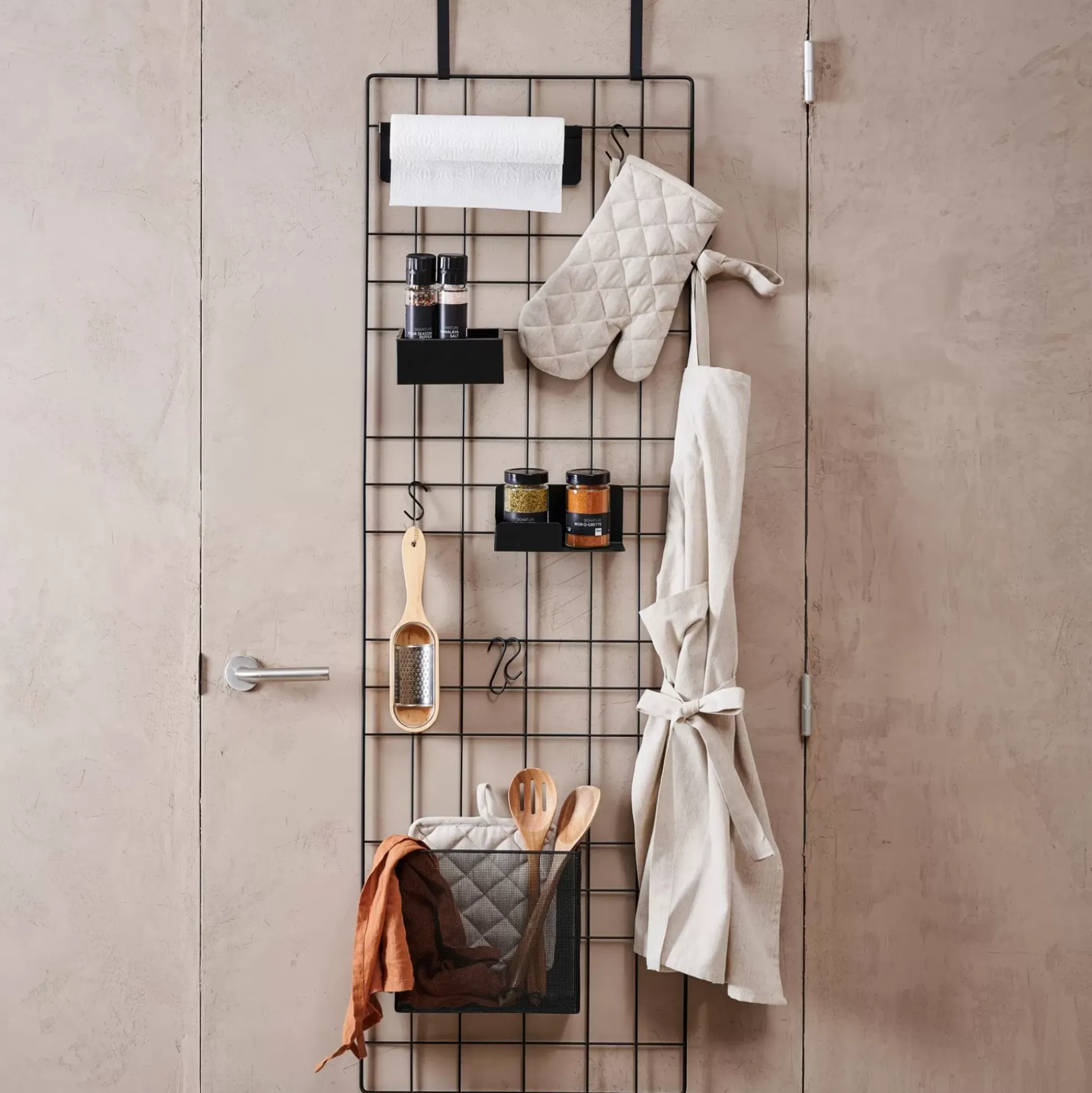 Modular Organizador De Pared Negro