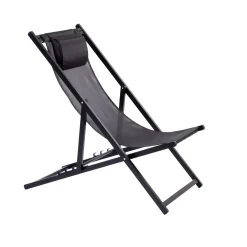 Monterey Silla Plegable Negro