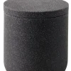 Moon Soporte De Algodones Con Tapa Gris Oscuro