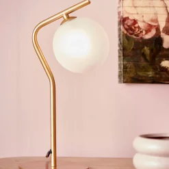 Muno Lampara De Mesa Dorado