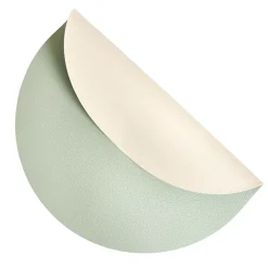Nappa Mantel Individual Blanco, Menta