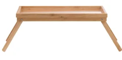 New Bamboo Bandeja De Cama Natural