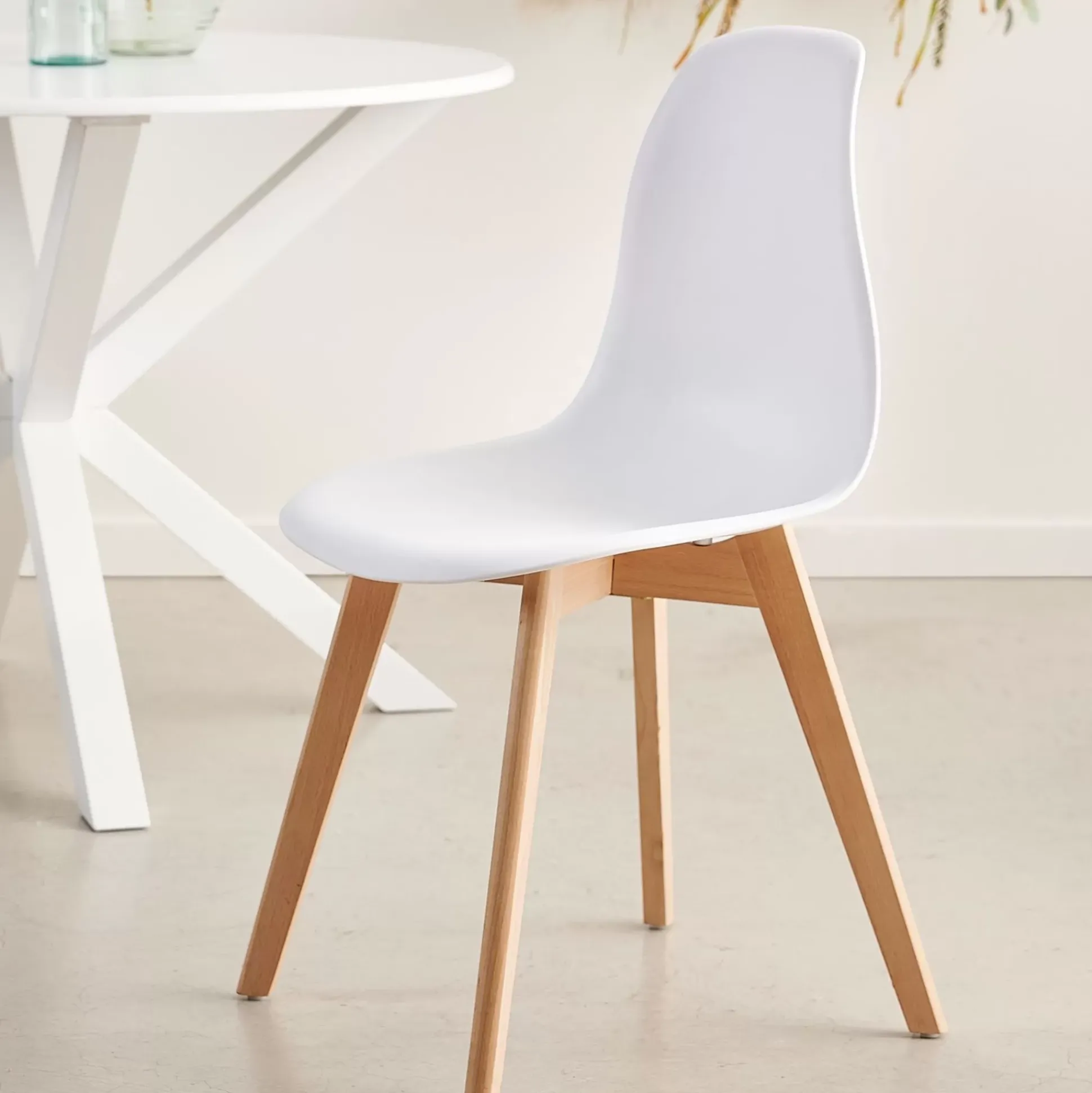 New Mats Silla De Comedor Blanco