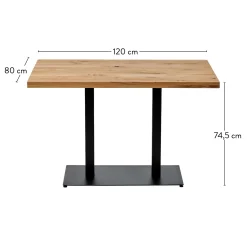 Oak Mesa De Comedor Natural