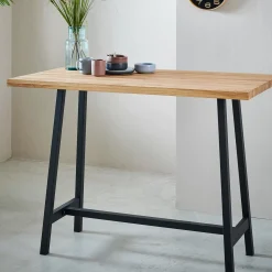 Oak Split Mesa De Bar Natural