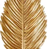 Palm Hoja Decorativa Dorado