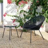 Papayo & Acapulco Conjunto Lounge Negro