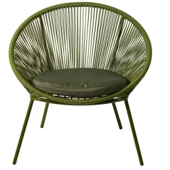 Papayo Silla Lounge Con Cojin Verde