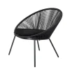 Papayo Silla Lounge Negro