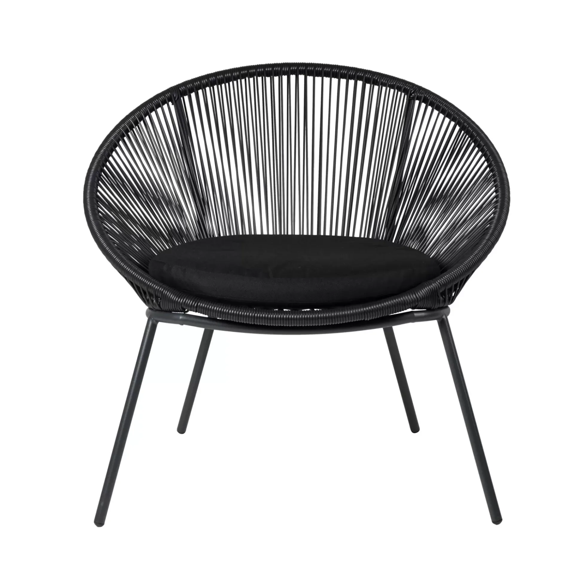 Papayo Silla Lounge Negro