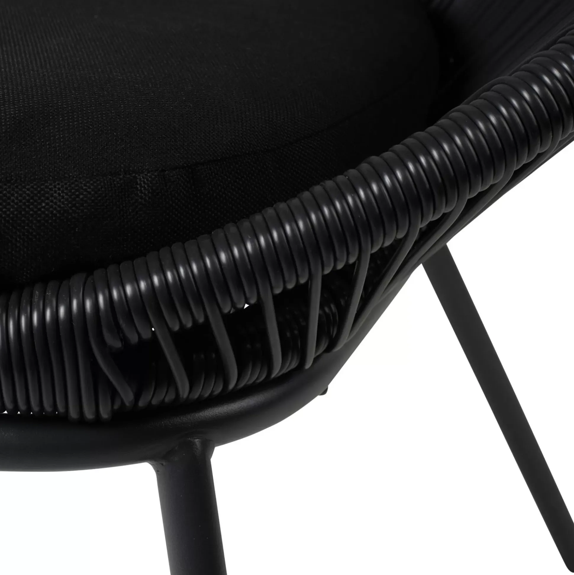 Papayo Silla Lounge Negro