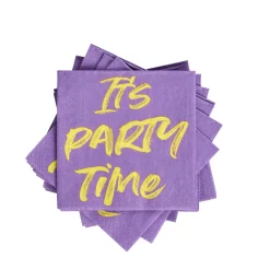 Party Paquete De 20 Servilletas Morado