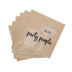 Party People Paquete De 20 Servilletas Beis